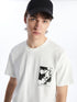 LC Waikiki Crew Neck Short Sleeve Printed Combed Cotton Men's T-shirt